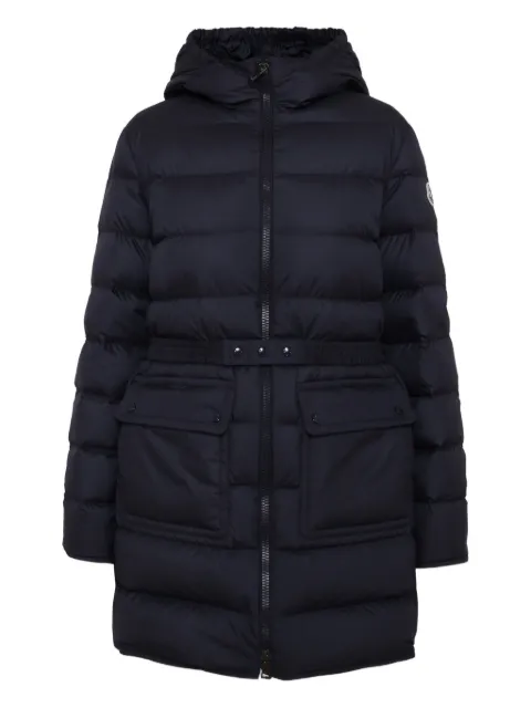 Moncler Enfant quilted hooded padded coat