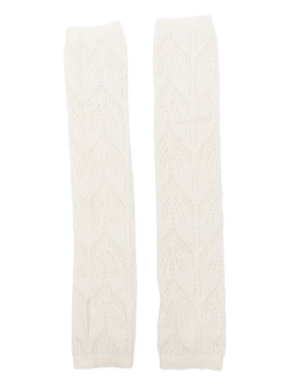 P.A.R.O.S.H. Vingerloze handschoenen - Wit