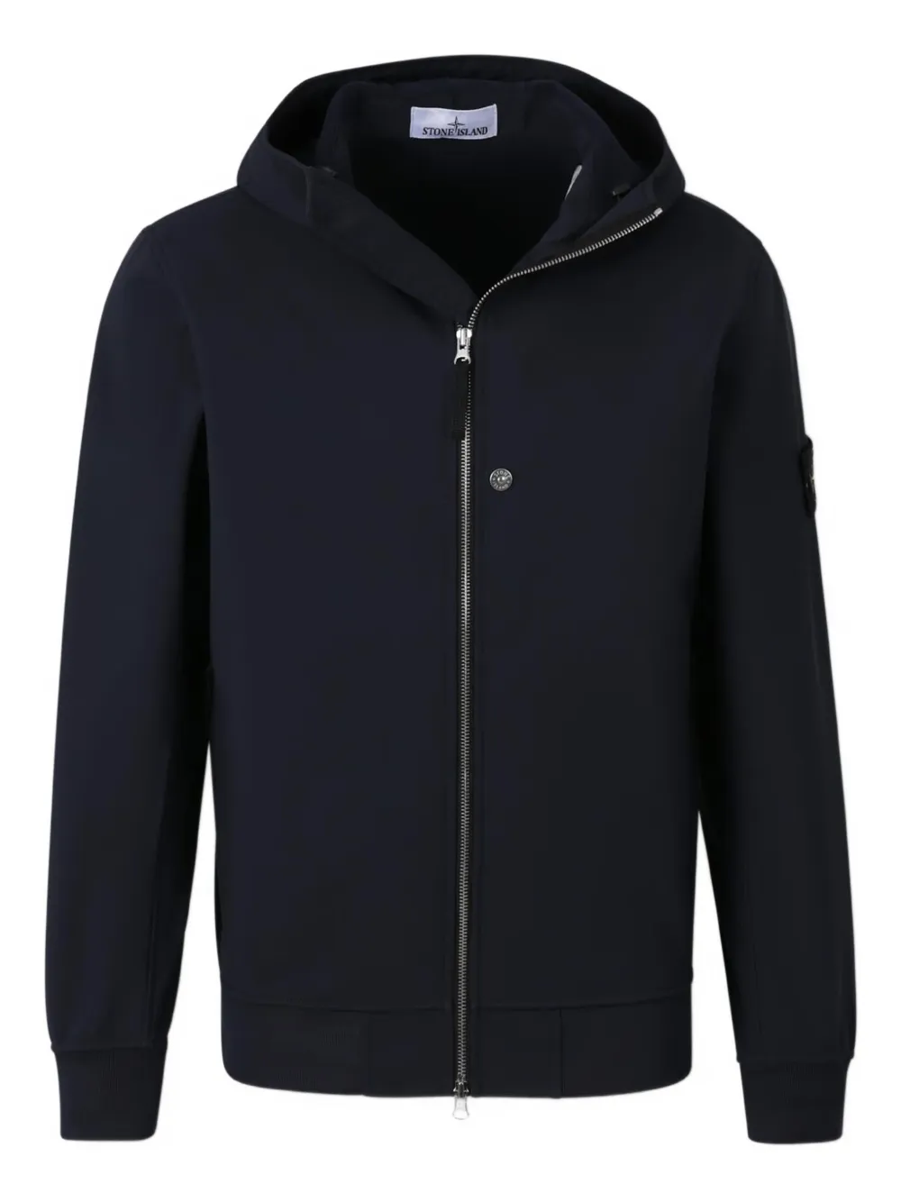 Stone Island Compass-badge hoodie - ブルー Stone Island Compass-badge hoodie - ブルー
