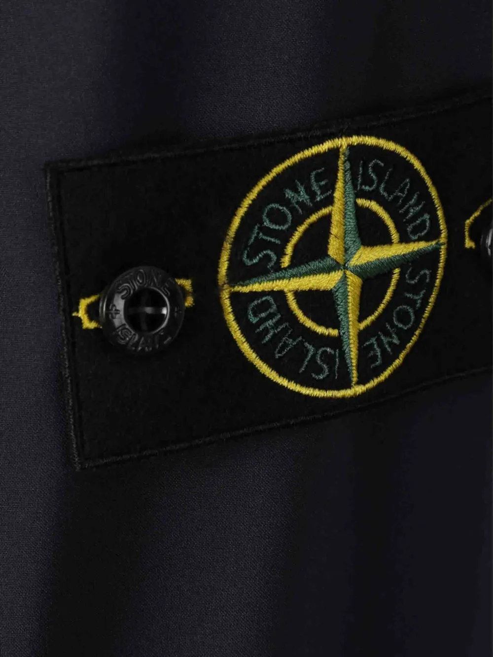 Stone Island Hoodie met Compass-logopatch Blauw