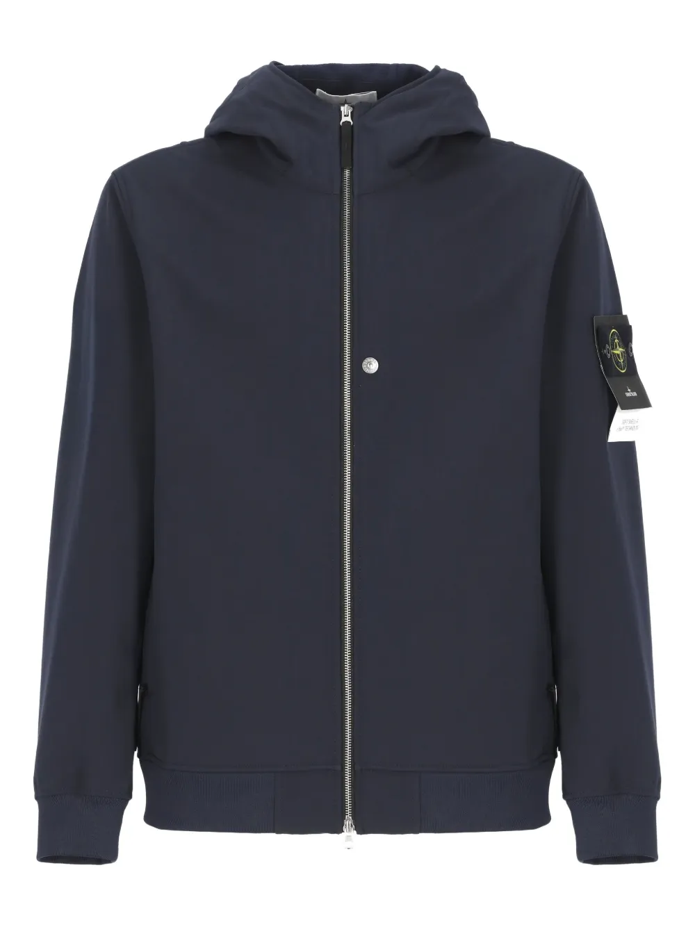 Stone Island Hoodie met Compass-logopatch Blauw