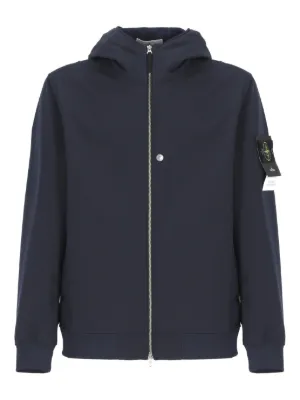 Stone  フルジップパーカー ブルー Stone Island ジップアップ パーカー | ブルー | FARFETCH JP
