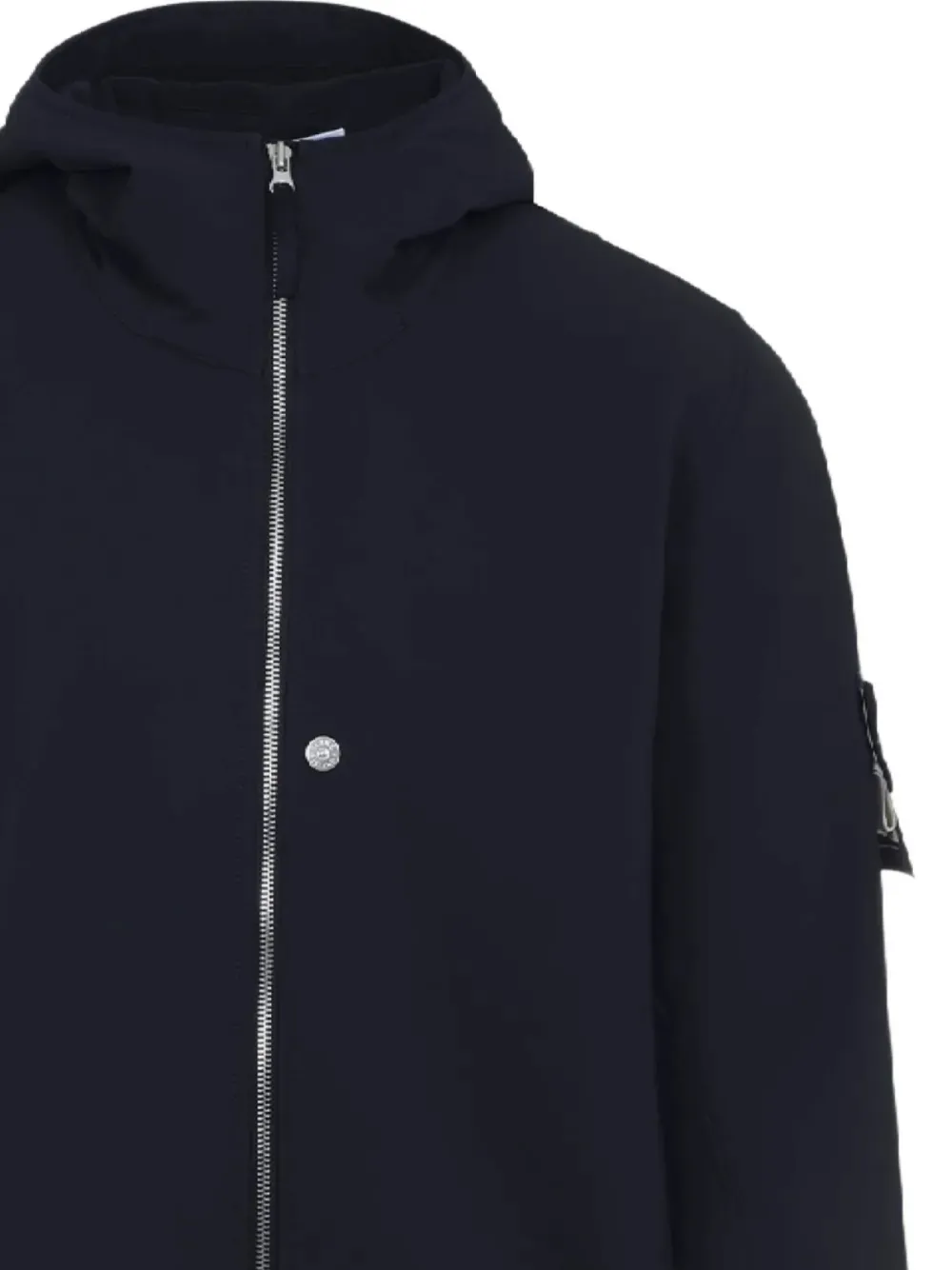Stone Island Jack met Compass-logopatch Blauw