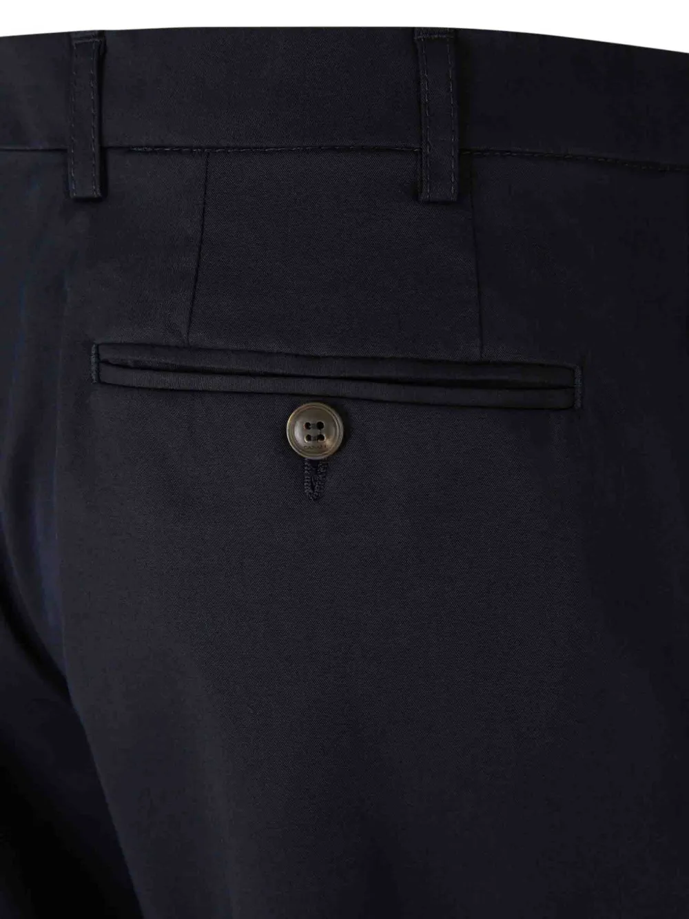 Canali Broek met knopen Blauw
