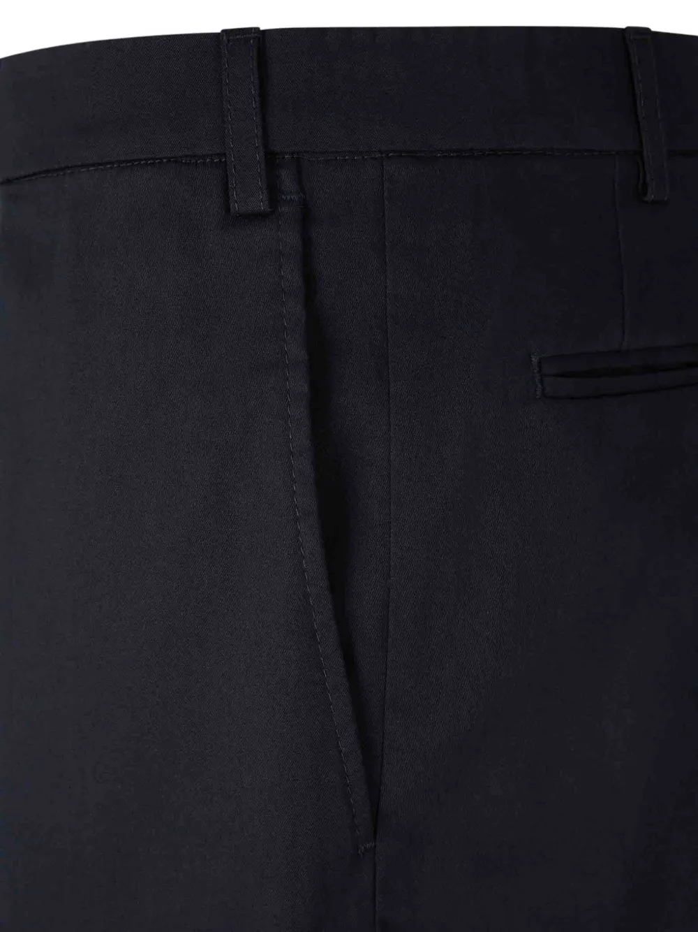 Canali Broek met knopen Blauw