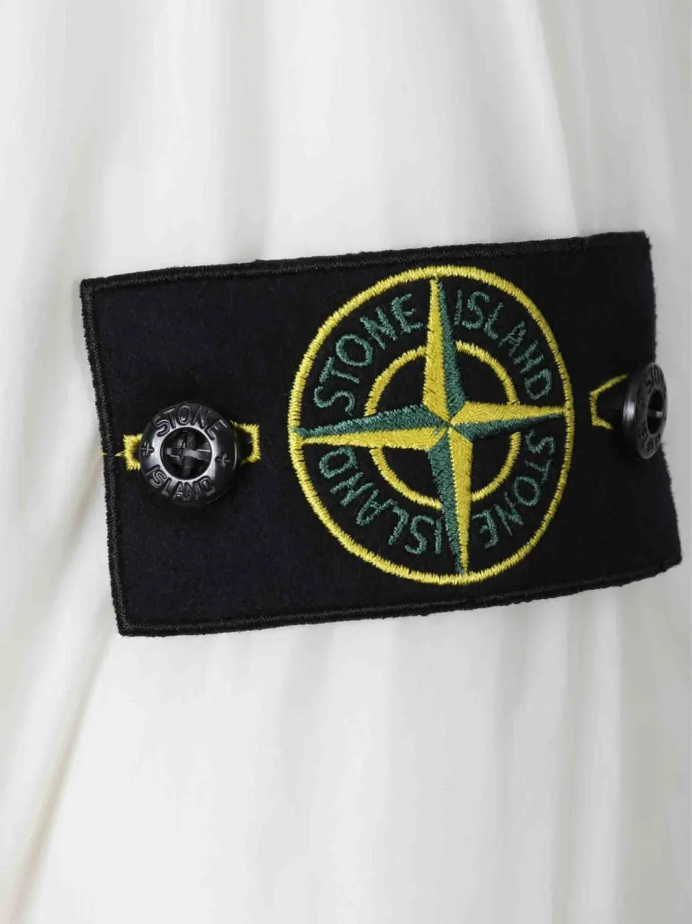Stone Island hooded padded jacket Wit