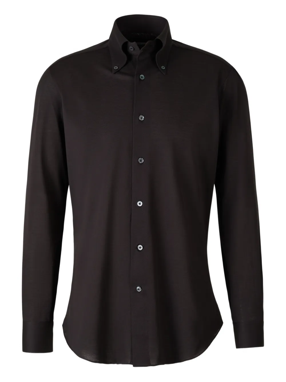 button-fastening shirt