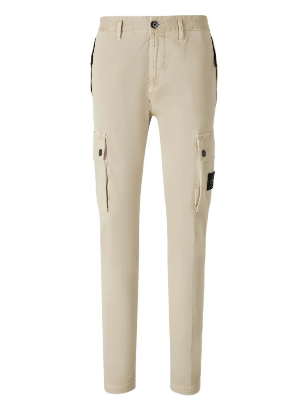 Stone Island twill tapered pants - ニュートラル Stone Island twill tapered pants - ニュートラル