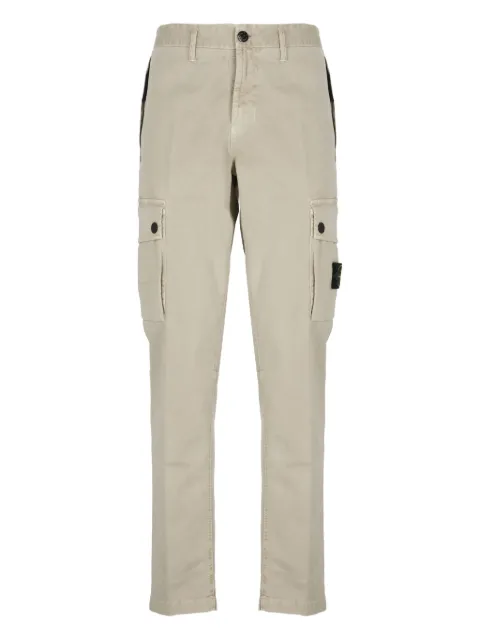 Stone Island twill tapered pants