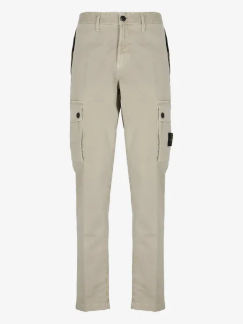 Stone Island twill tapered pants