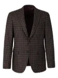 Scabal checked-pattern blazer - Red