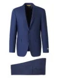 Canali two-button flap-pocket suit - Blue