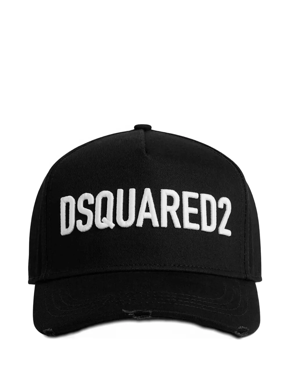 DSQUARED2 logo-embroidered baseball cap Zwart