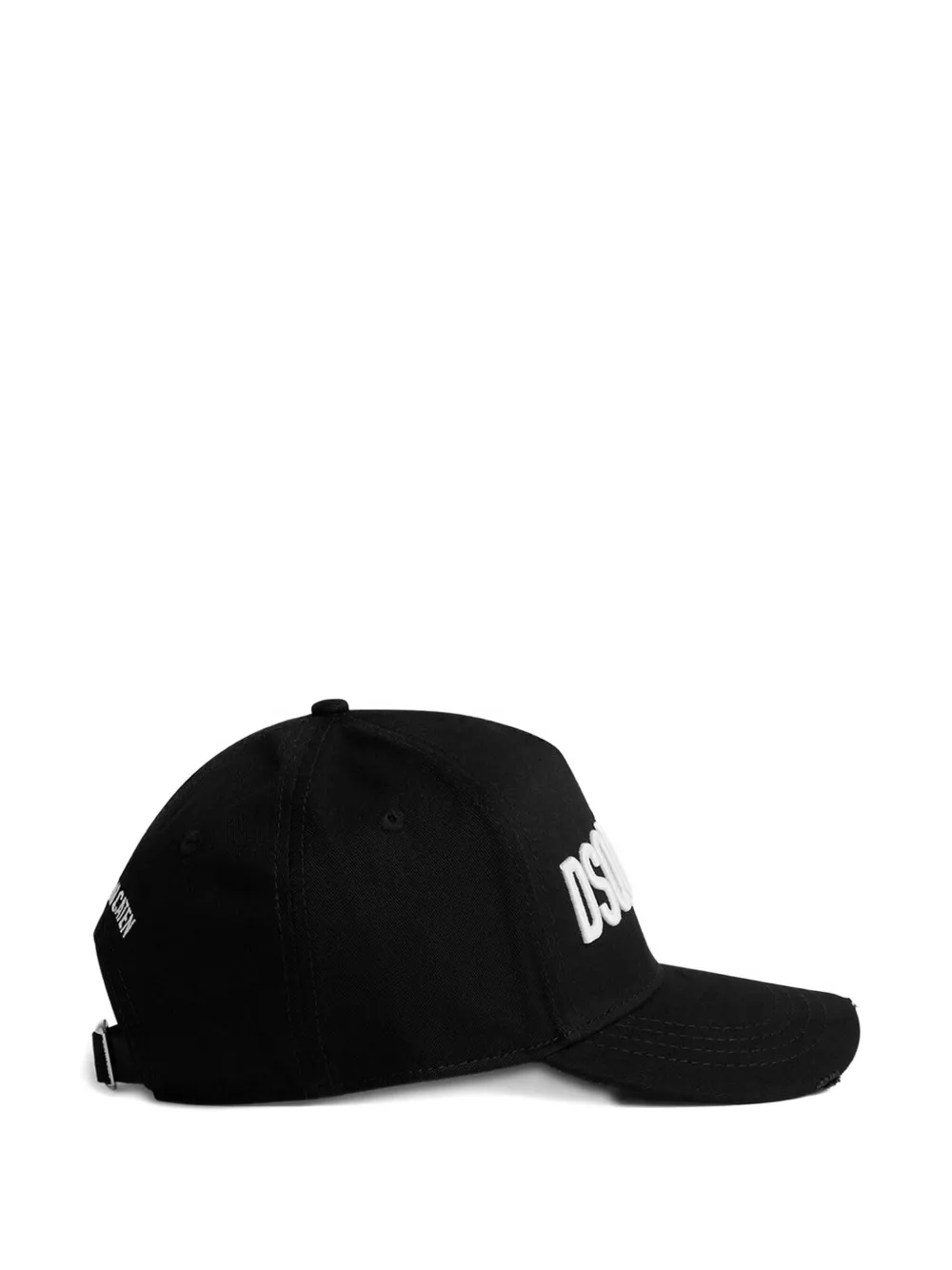 DSQUARED2 Honkbalpet met geborduurd logo Zwart