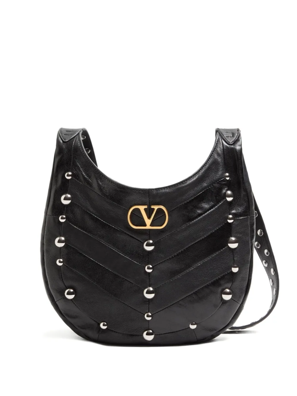 Valentino Garavani ホーボーホー ショルダーバッグ S - ブラック Valentino Garavani ホーボーホー ショルダーバッグ S - ブラック