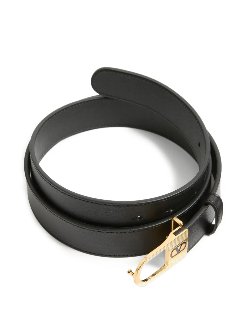 Valentino Garavani V-logo calfskin belt | Image 2