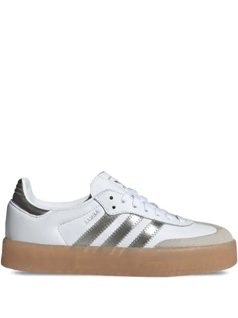 adidas Samba metallic-stripe sneakers