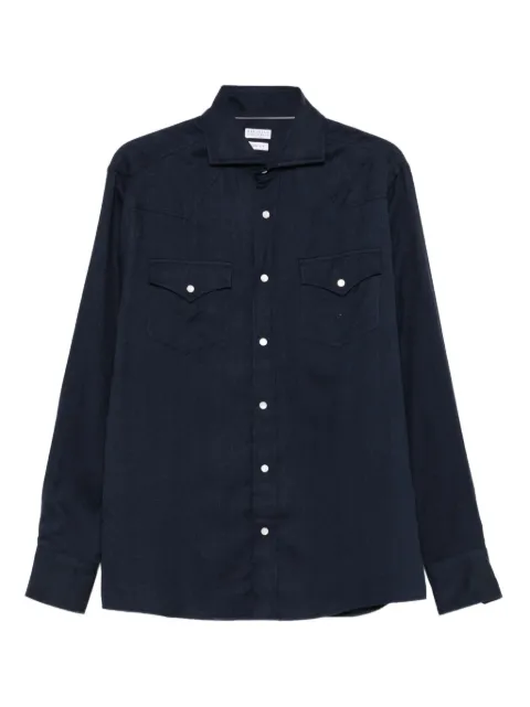 Brunello Cucinelli playera con bolsillo en el pecho