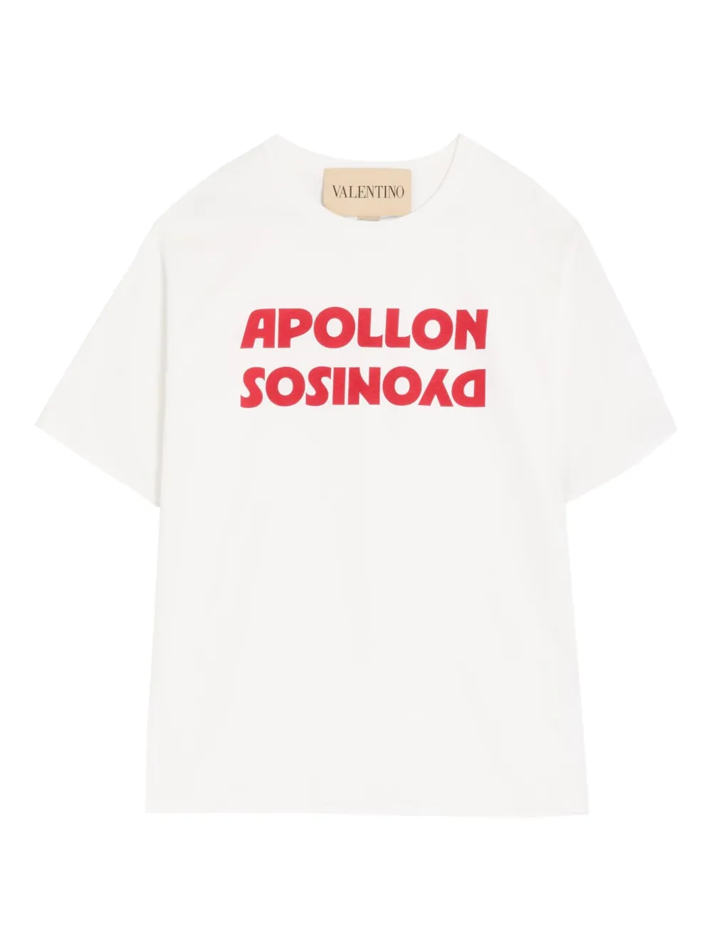 Valentino Garavani Apollon Dyonisos Tシャツ - ホワイト Valentino Garavani Apollon Dyonisos Tシャツ - ホワイト
