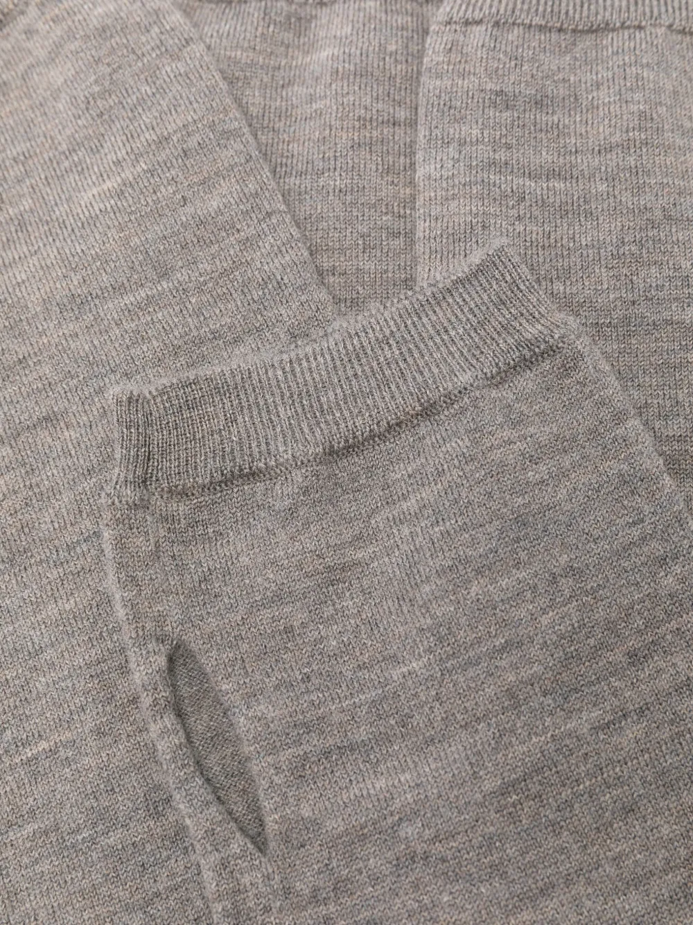 P.a.r.o.s.h Fingerless Fine-knit Gloves In Gray