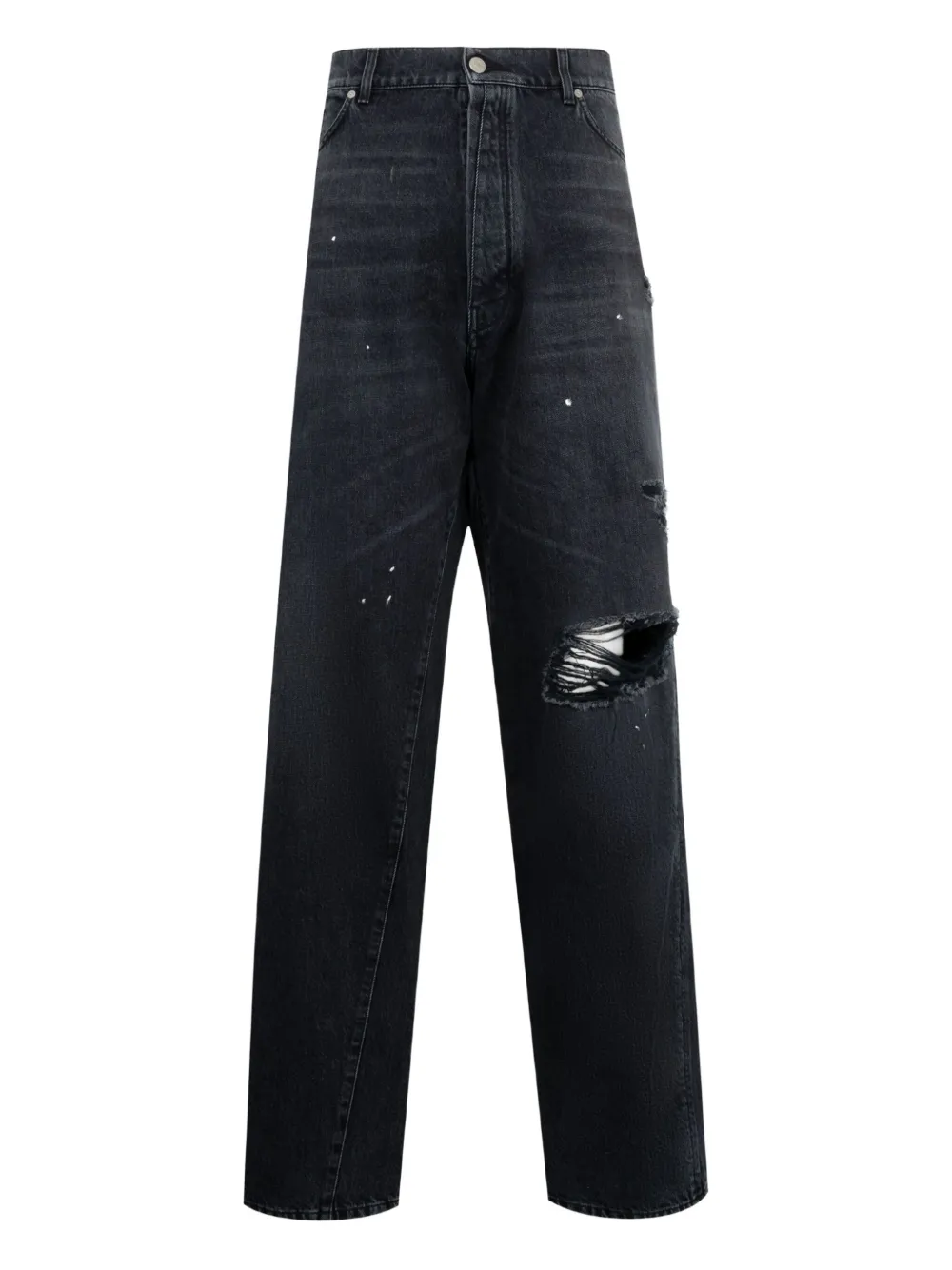 distressed jeans