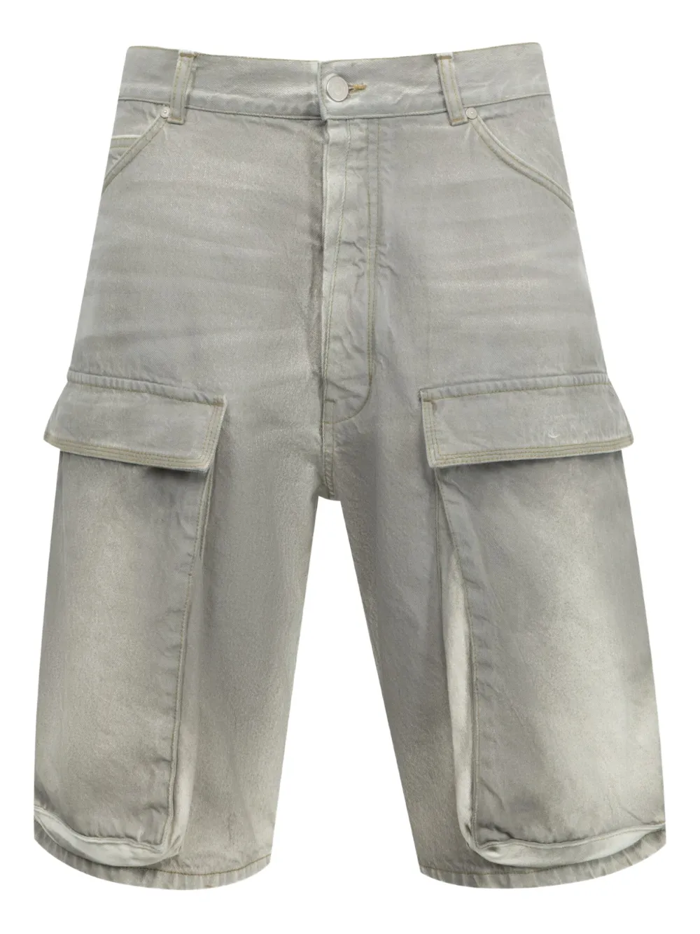 B1ARCHIVE denim cargo shorts | Grey | Image 1