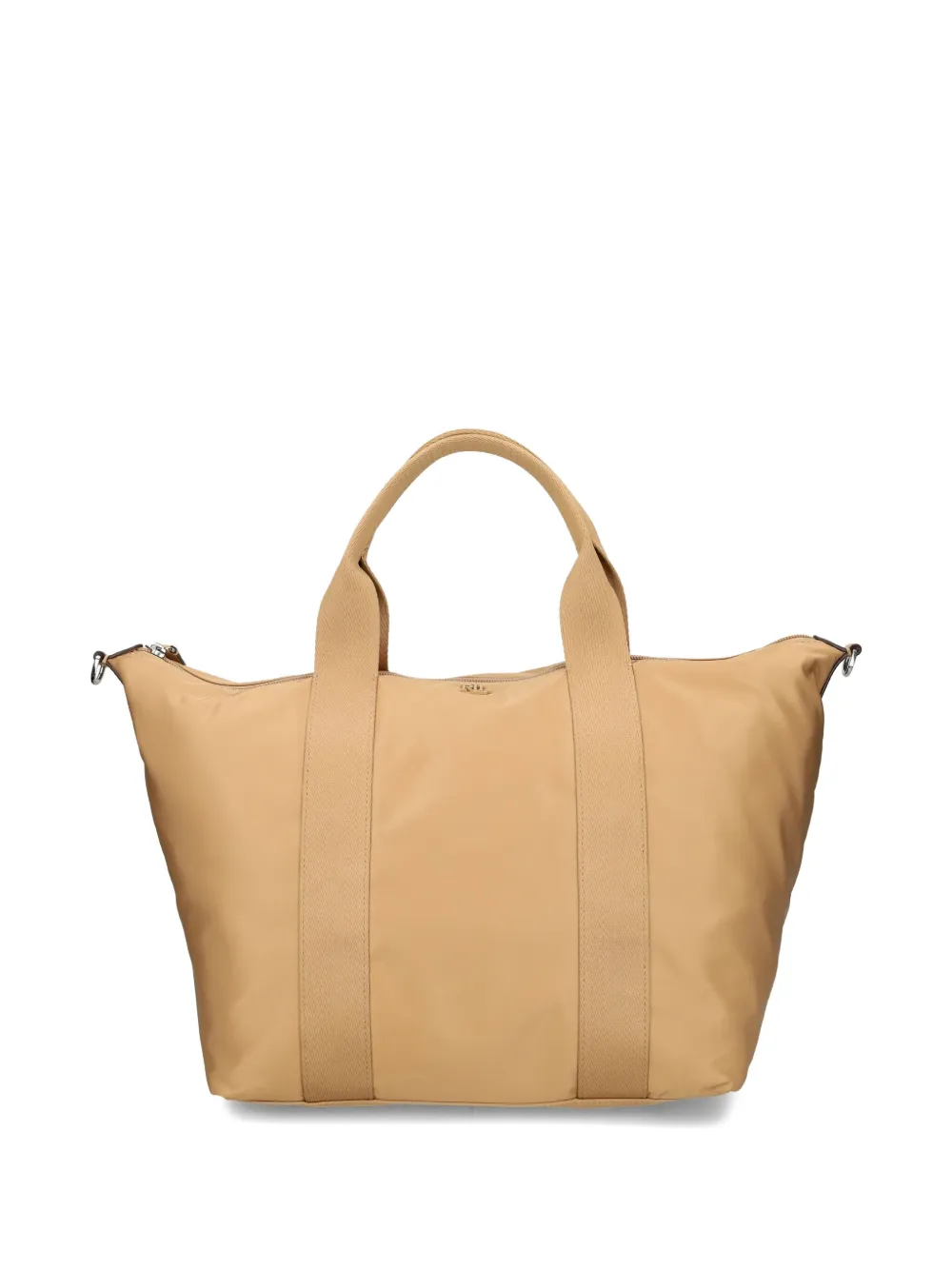 zip-fastening tote bag
