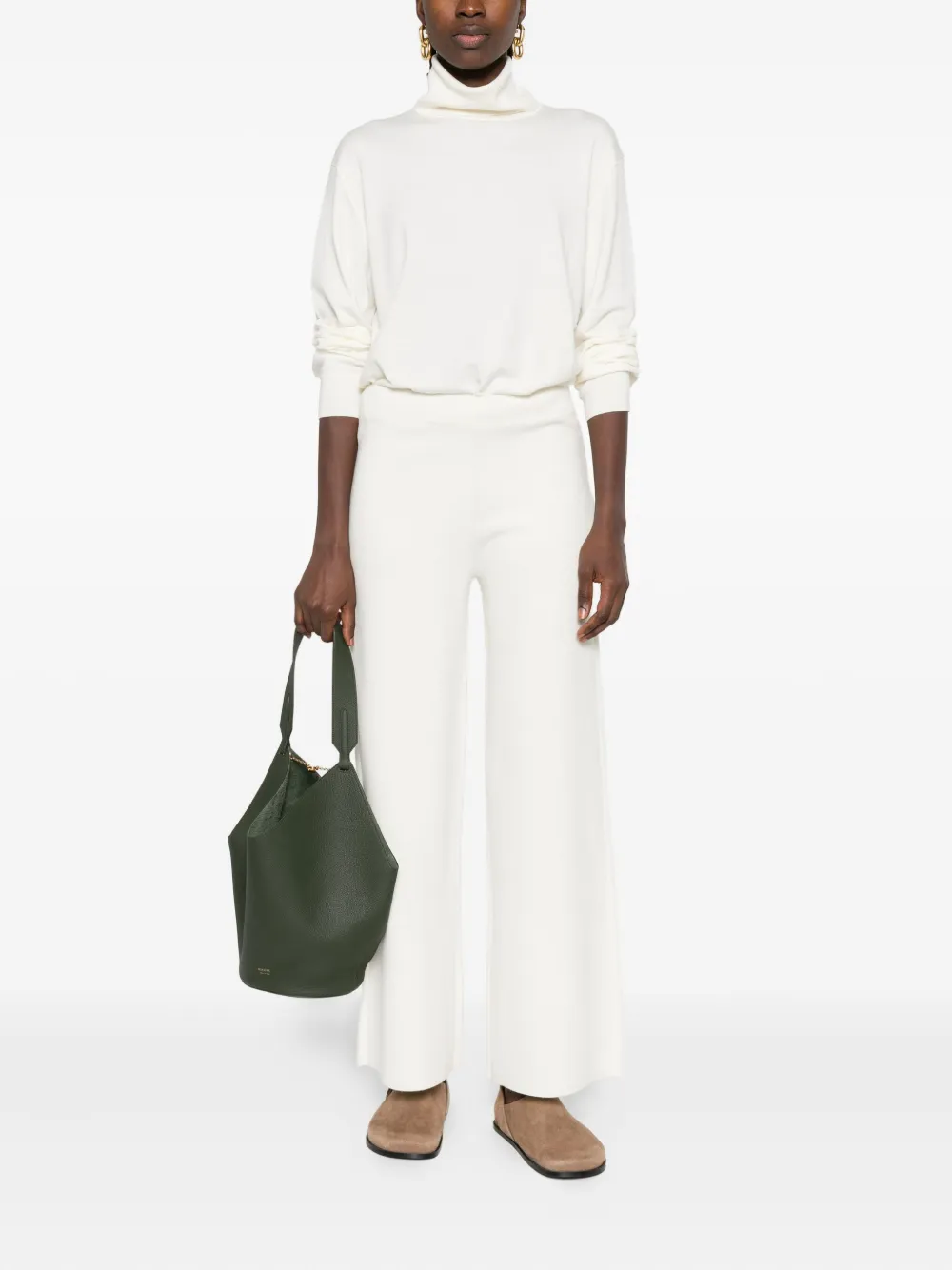 P.a.r.o.s.h Turtleneck Long-sleeve Sweater In Neutral