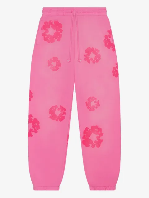 Denim Tears Calça esportiva Mono Cotton Wreath