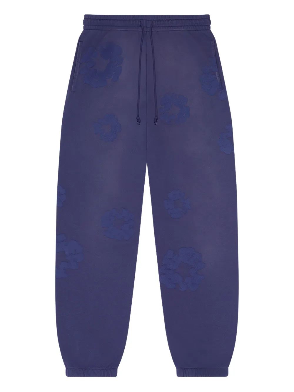 Denim Tears Pantaloni sportivi Mono Cotton Wreath - Blu