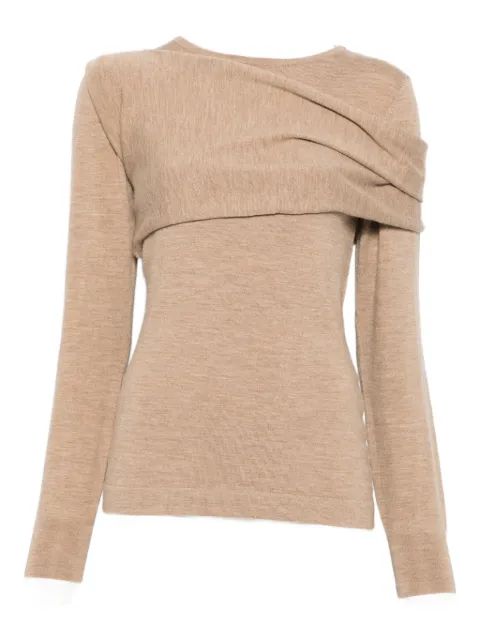 P.A.R.O.S.H. draped-shoulder sweater 
