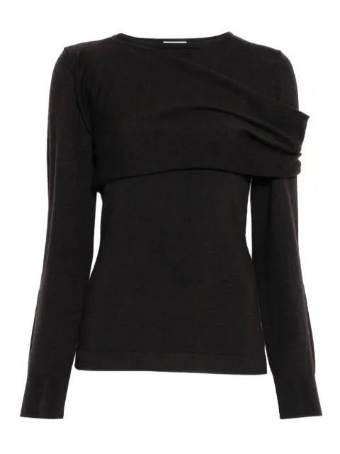 P.A.R.O.S.H. draped wool sweater