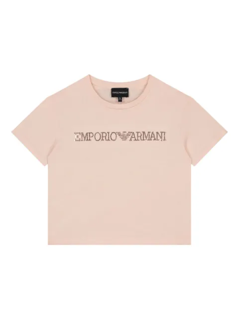 Emporio Armani Kids sequins-embellished T-shirt