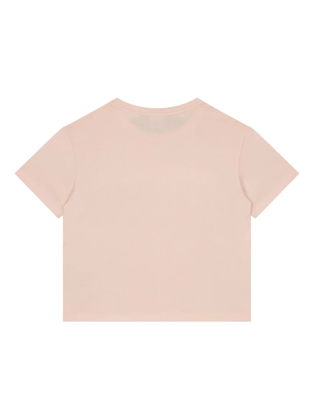 Emporio Armani Kids T-shirt verfraaid met pailletten Roze
