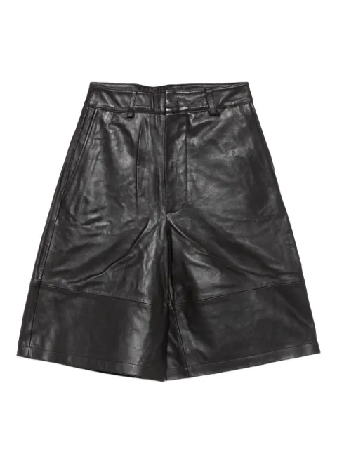 The Frankie Shop Olivia panelled leather shorts