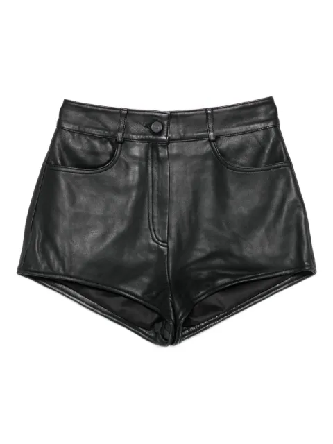 The Frankie Shop leather pocket shorts