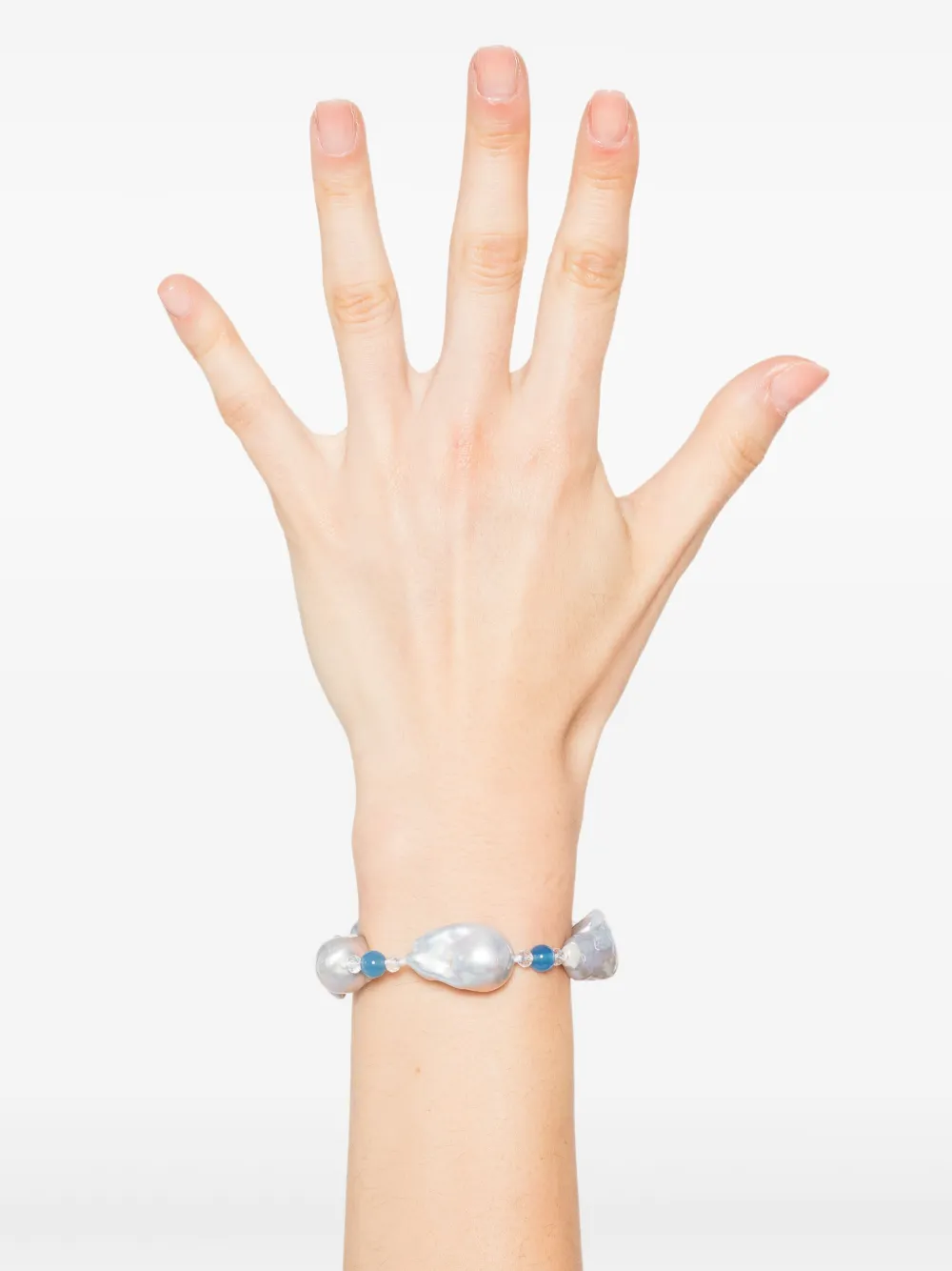 Gohar World pulsera Host en plata de ley con perla | Joyas de lujo | Image 2