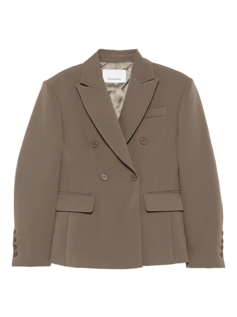 The Frankie Shop Blazer met dubbele rij knopen Groen
