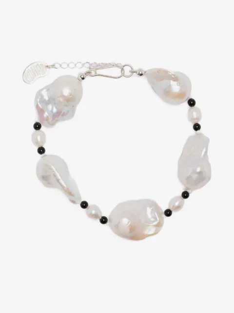 Gohar World bracelet en argent sterling serti de perles