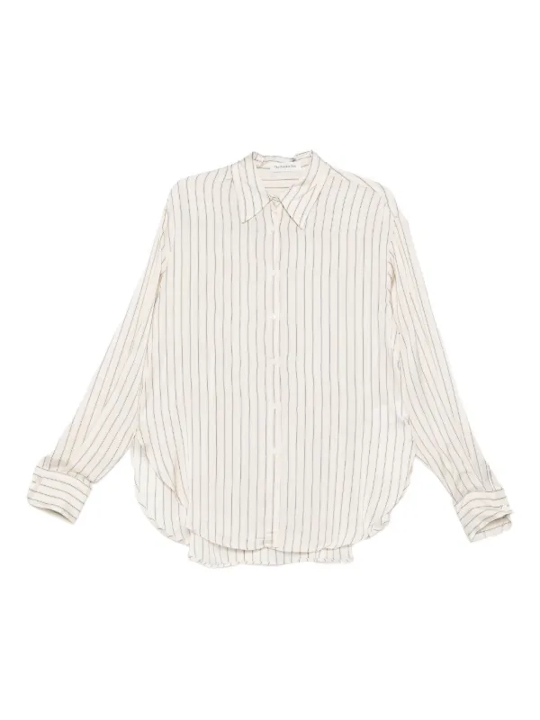 The Frankie Shop ストライプ シャツ | ニュートラル | FARFETCH JP
