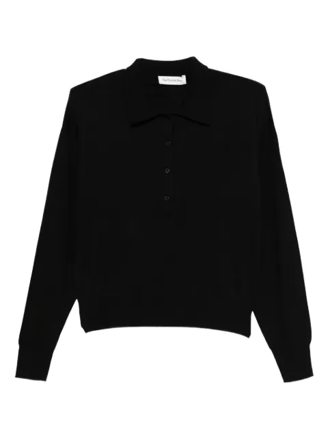 The Frankie Shop قميص بولو بأكمام طويلة