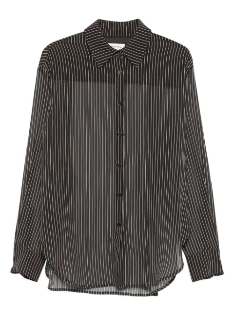 The Frankie Shop striped button-fastening shirt