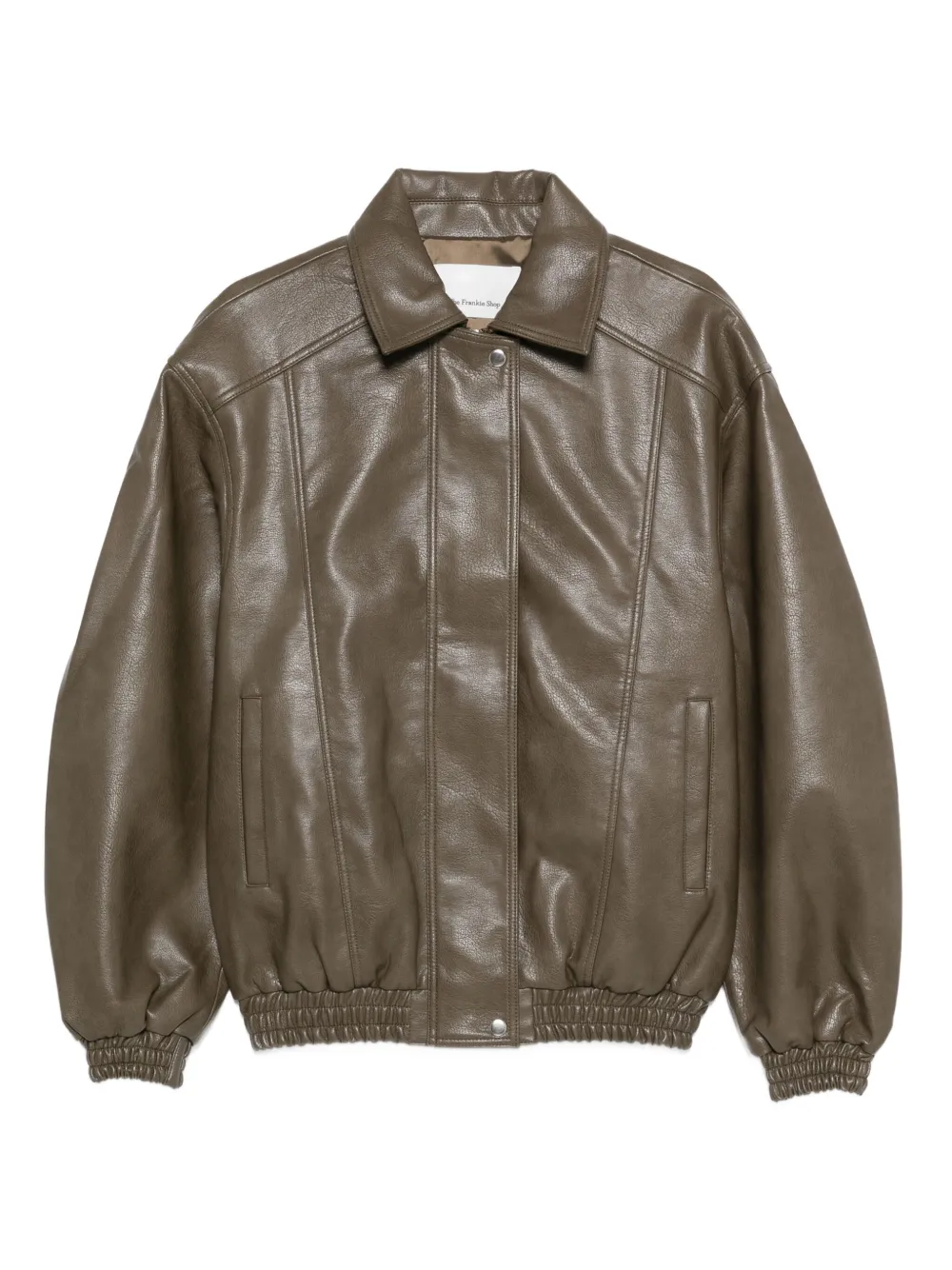 The Frankie Shop Prescott elastic-cuff jacket | Green | Image 1