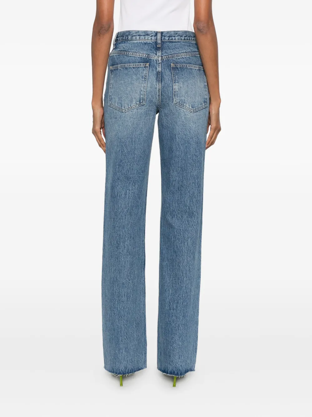 The Frankie Shop Dalston straight jeans Blauw
