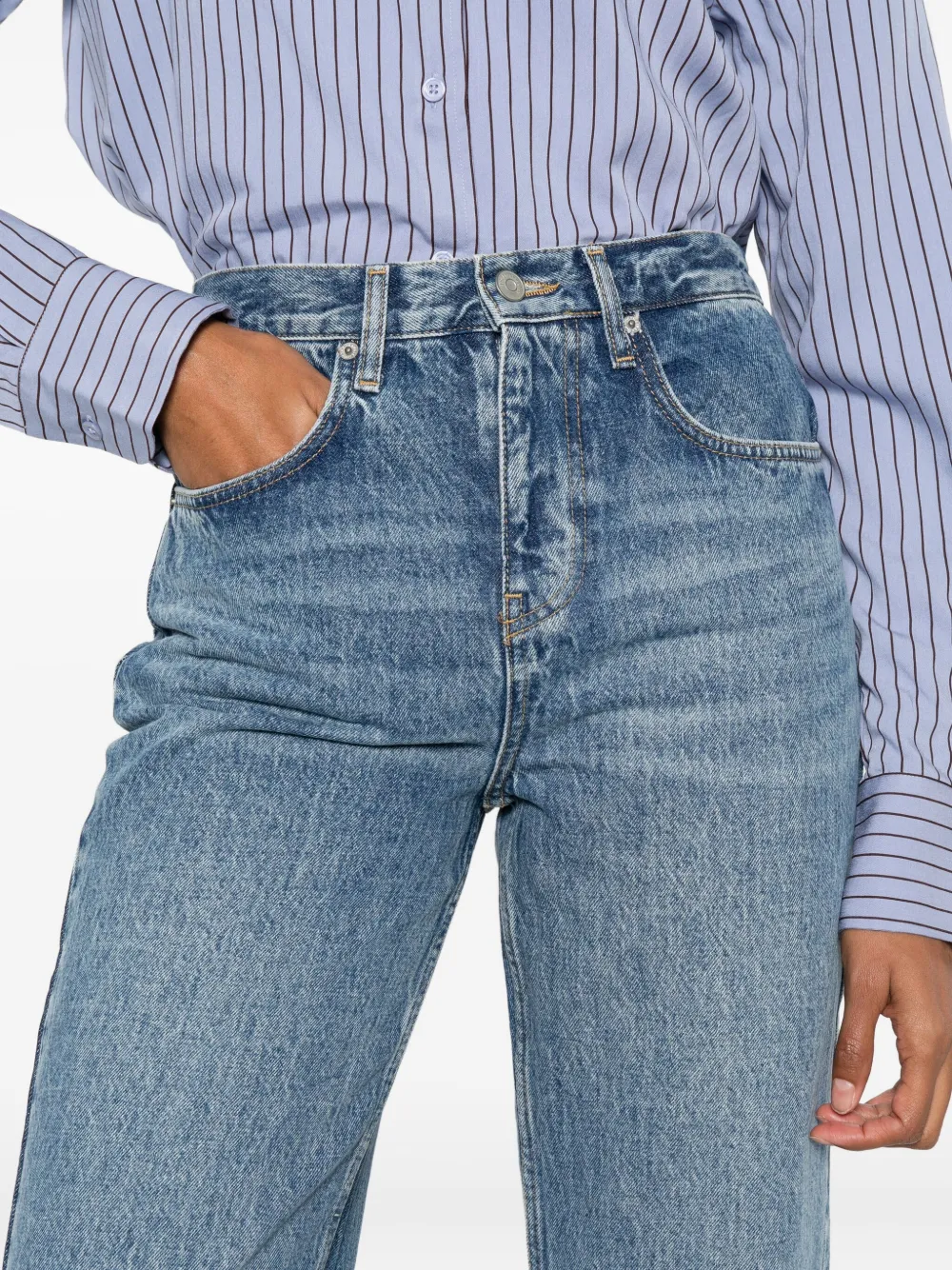 The Frankie Shop Dalston straight jeans Blauw