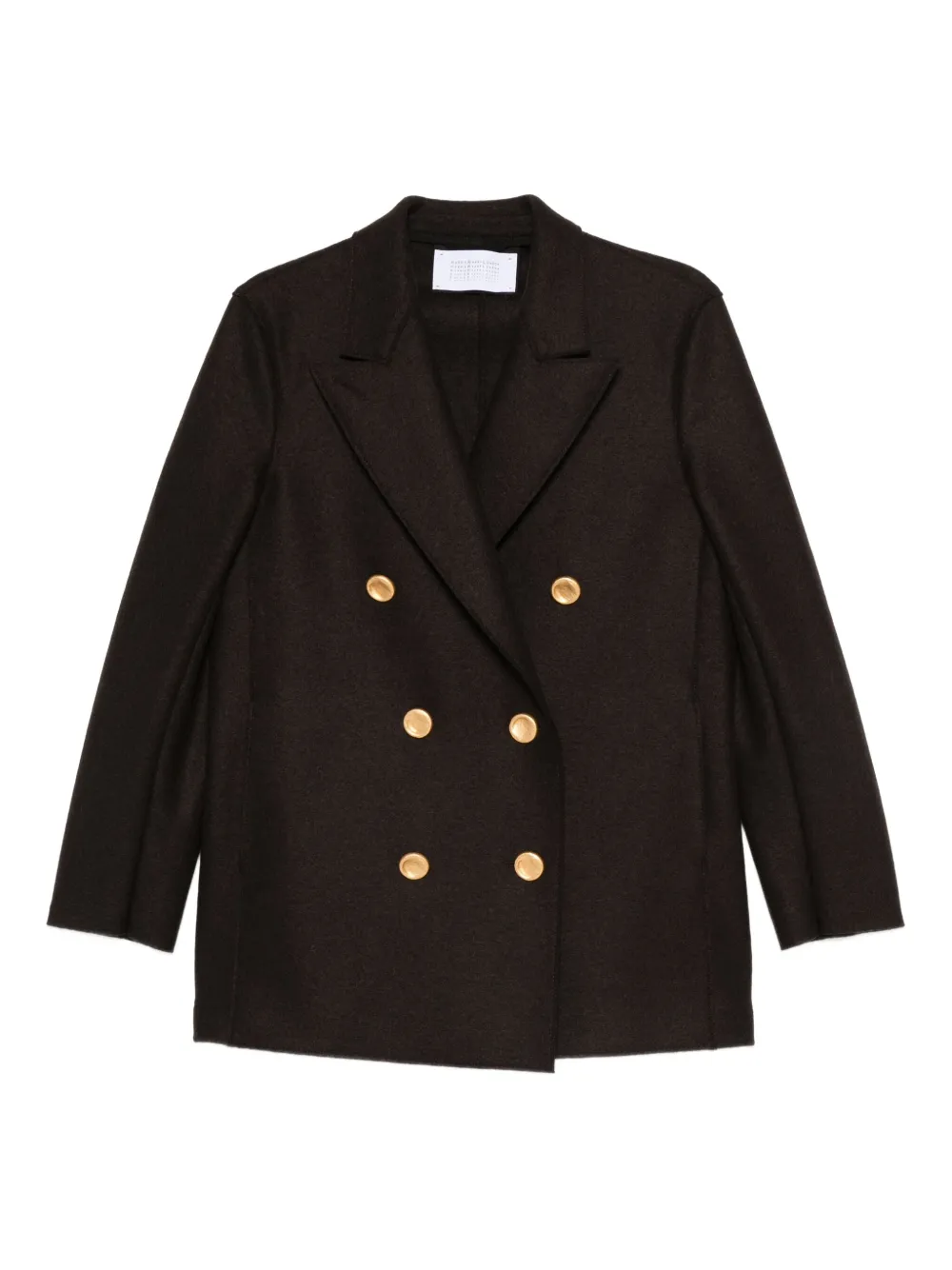 Harris Wharf London double-breasted buttoned coat | Brown | Image 1