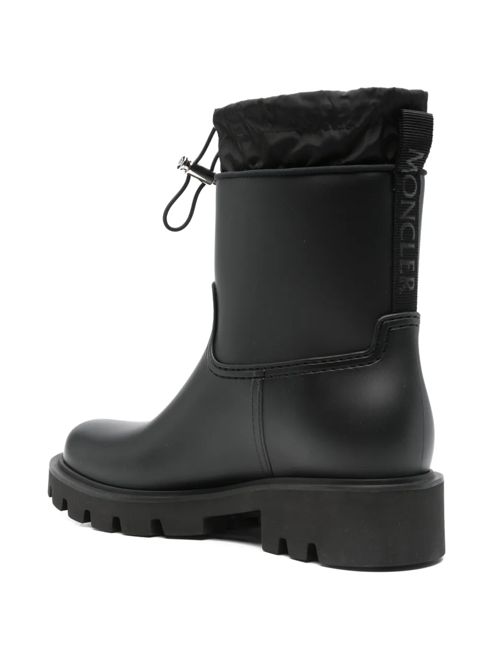 Moncler Kickstream regenlaarzen Zwart