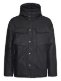 Barbour chest-pocket waxed jacket - Black