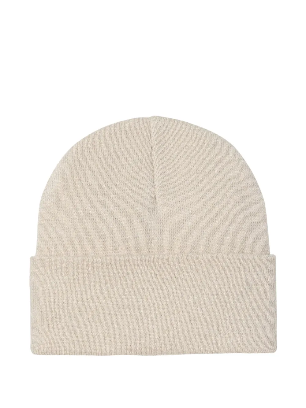 Carhartt WIP American Script embroidered-logo beanie hat Beige