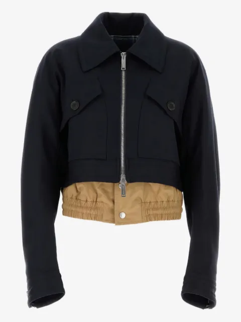 DSQUARED2 棉混纺短款夹克